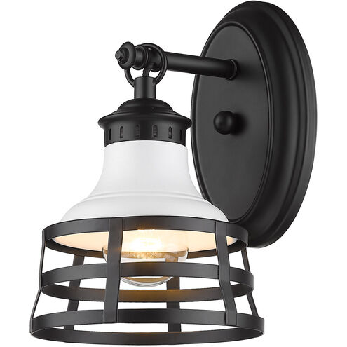 Locklyn 1 Light 6.5 inch Matte Black Wall Sconce Wall Light